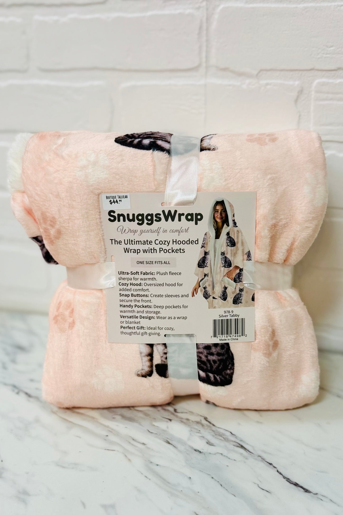 Snuggs Cozy Hooded Wrap with Pockets- Favorite Pet Breeds Edition