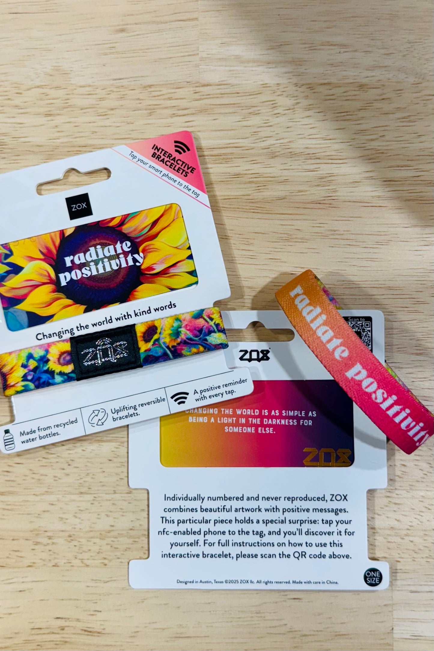 Zox Interactive Affirmation Bracelets