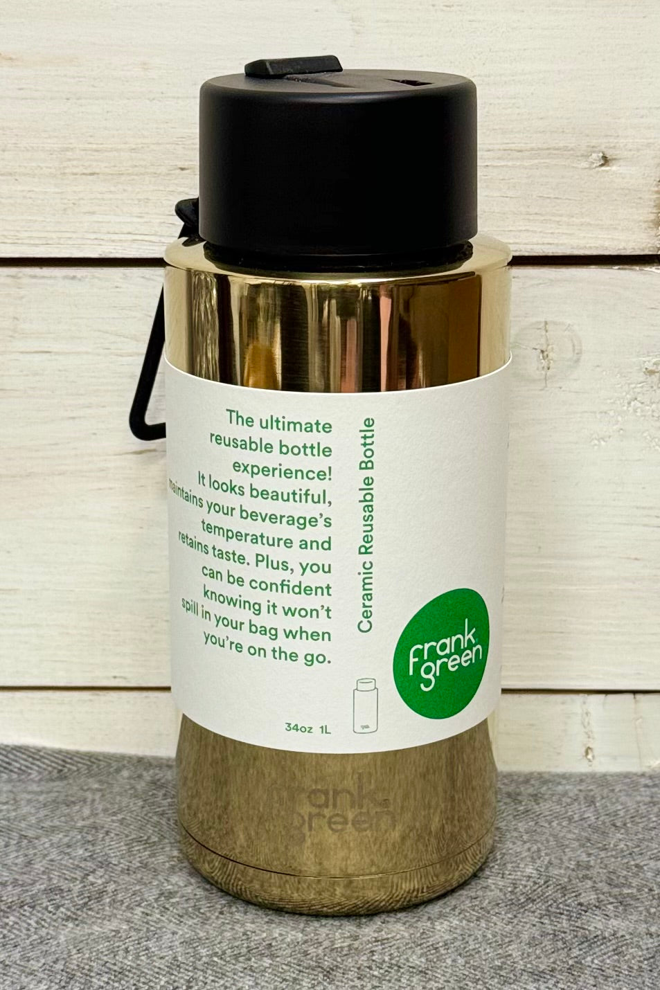 34 oz Limited Edition Frank Green Reusable Bottle with Ceramic Lining- HALF PRICE SUMMER SALE