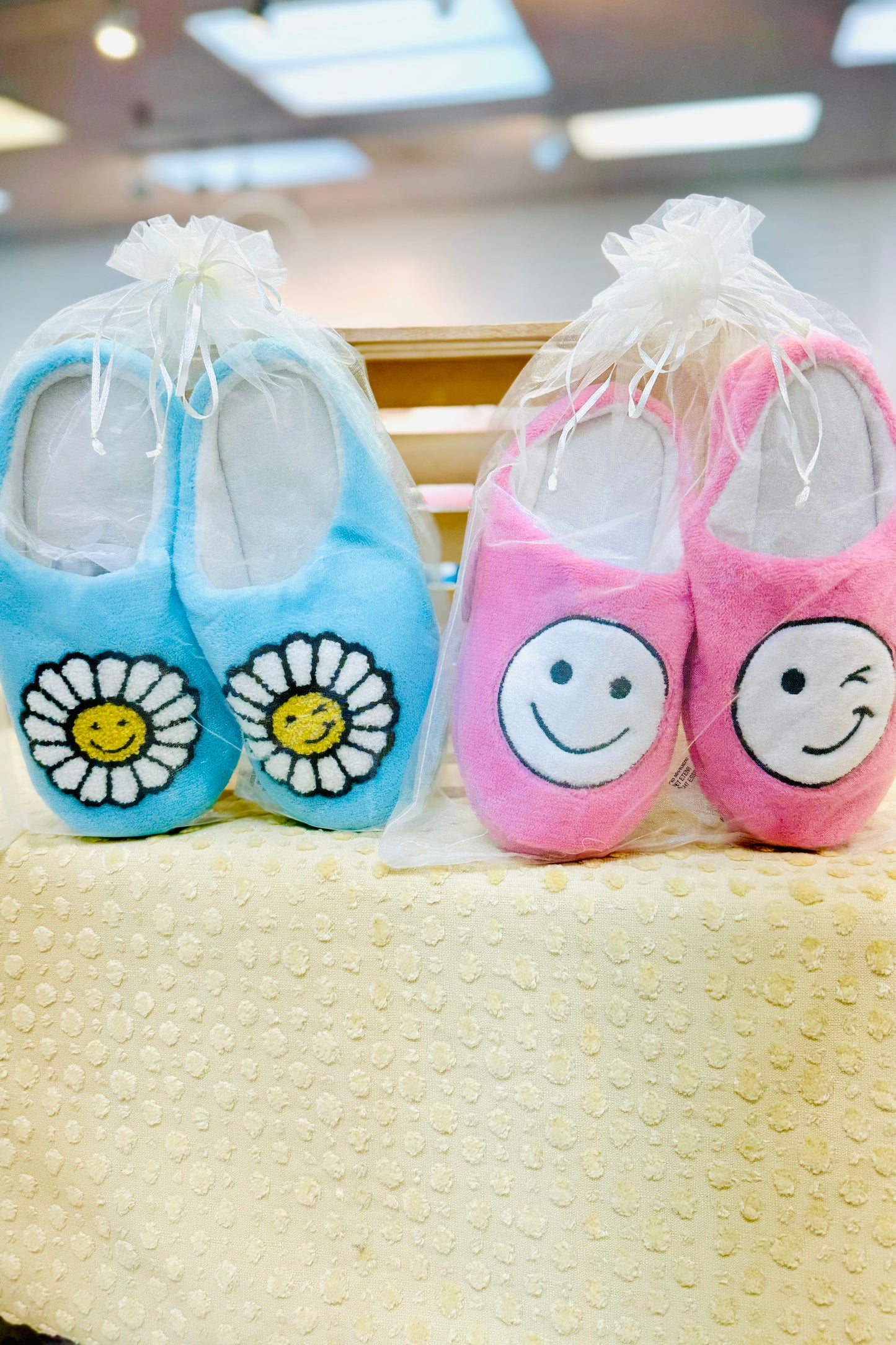 Winky Face House Slippers