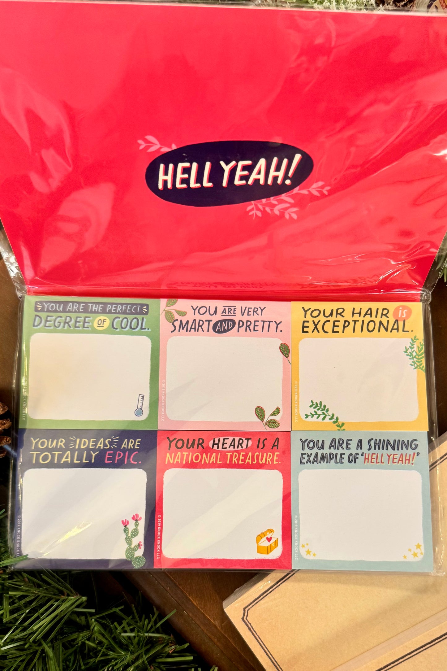Very Smart and Pretty Sticky Note Set by Em & Friends