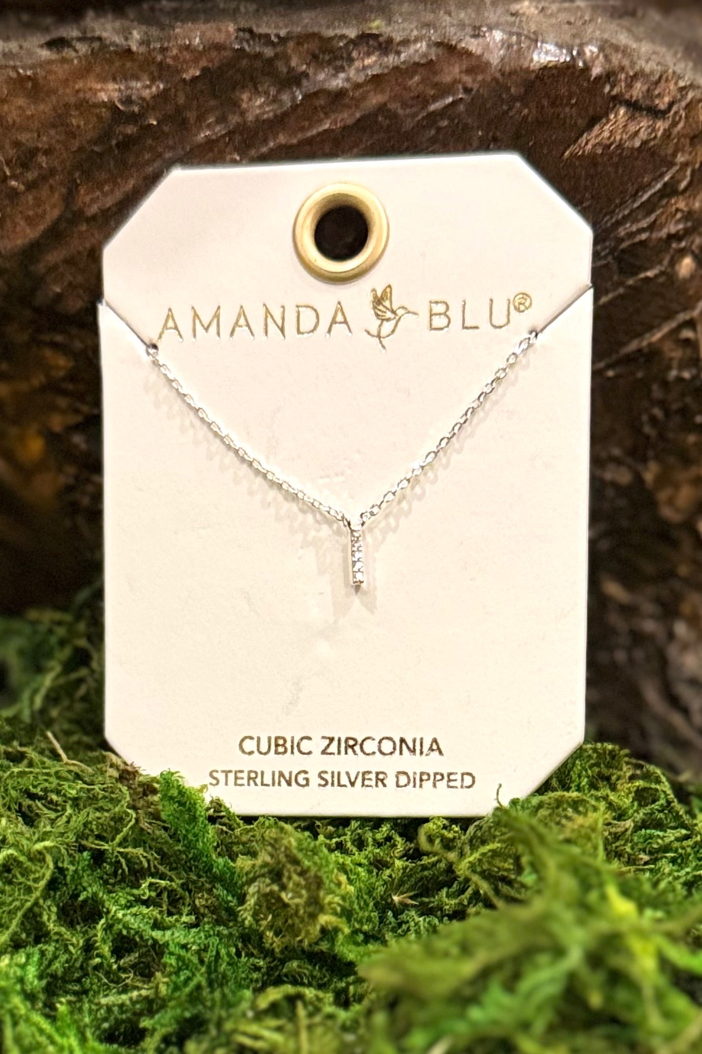 Amanda Blu Initial Necklace in Silver