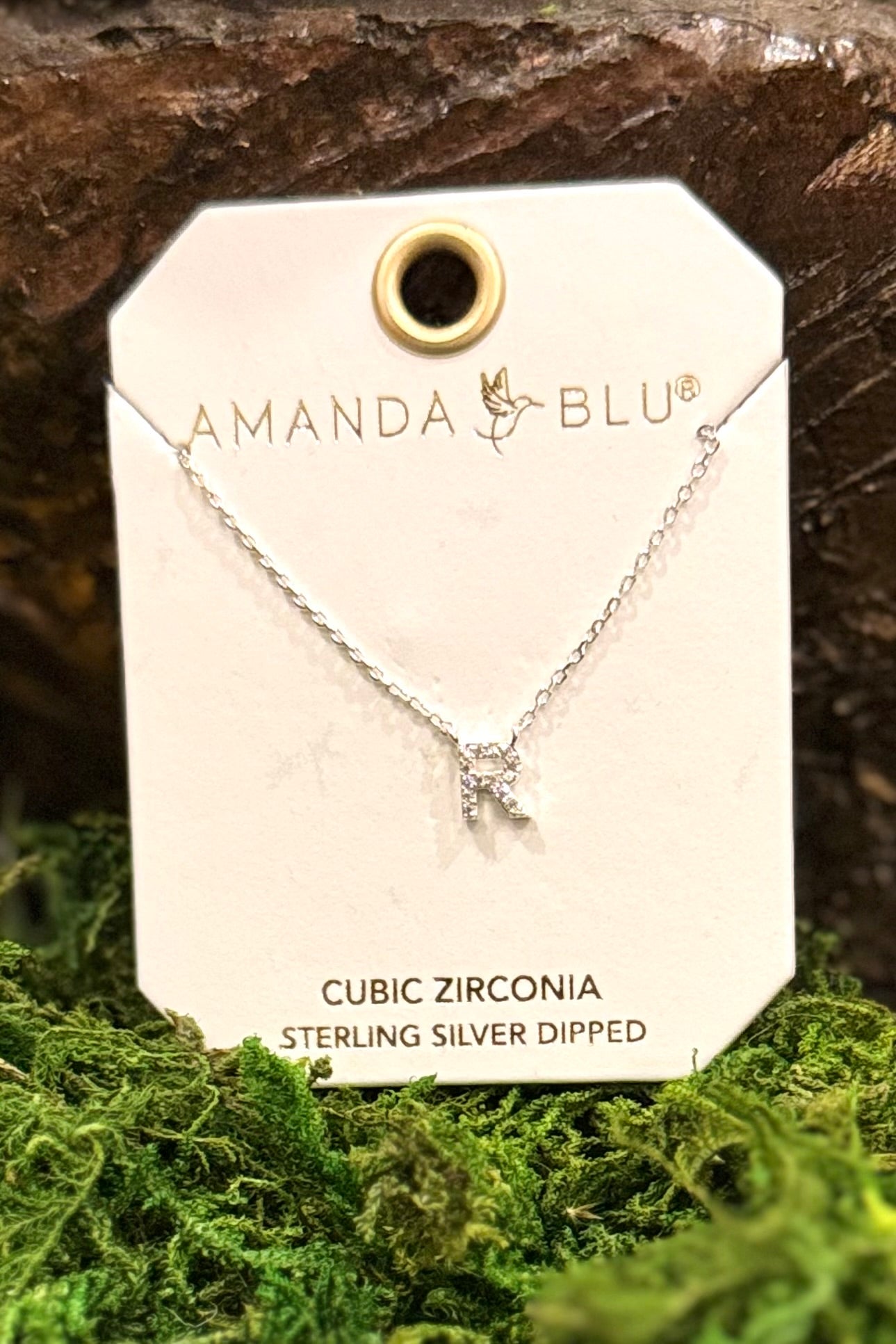 Amanda Blu Initial Necklace in Silver