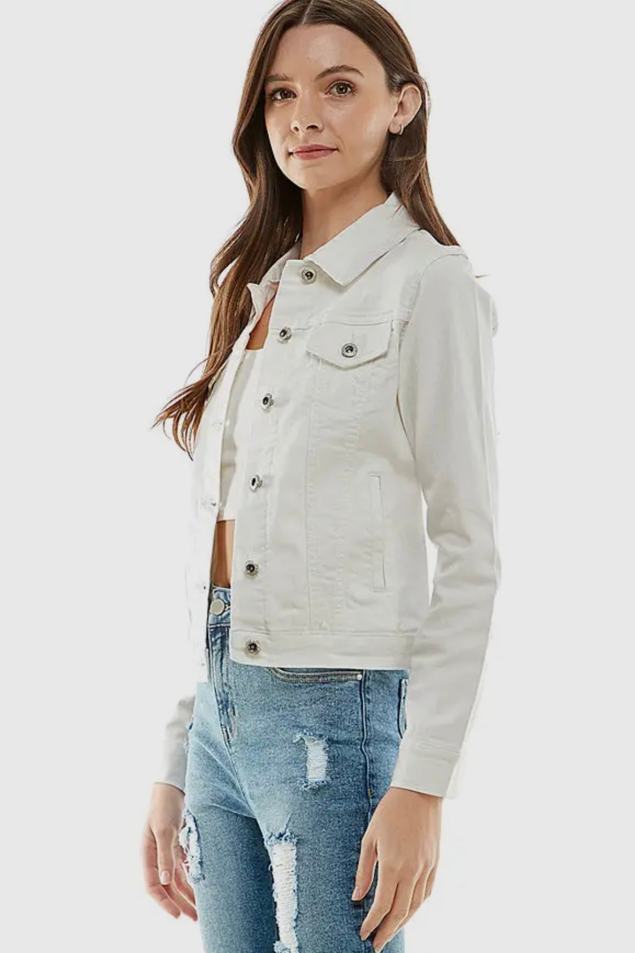 White Wash Denim Jacket