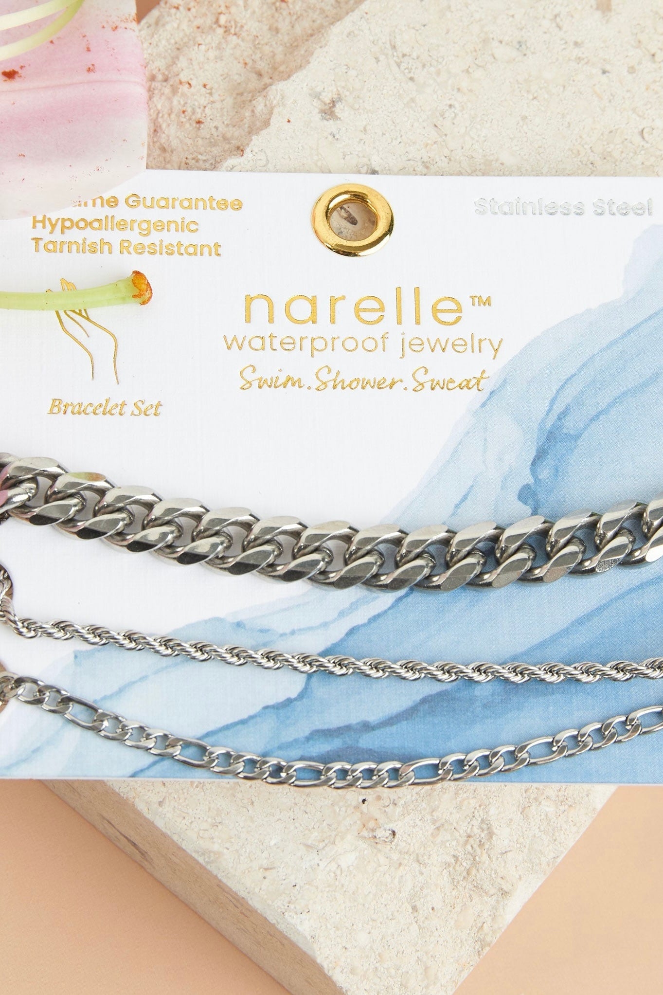 Narelle Waterproof Jewelry- Bracelet Trio Collection