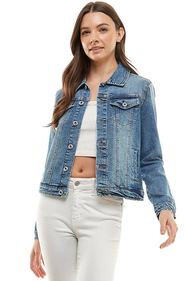 Medium Wash Denim Jacket