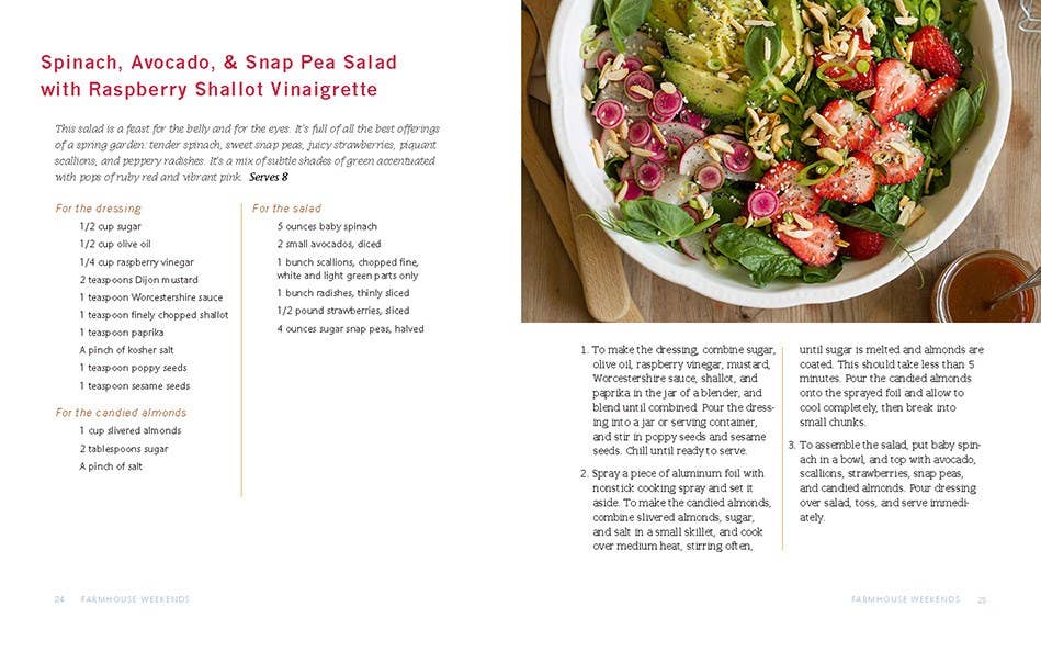 Farmhouse Weekends: Menus for Relaxing Country Meals All Year- Bahen