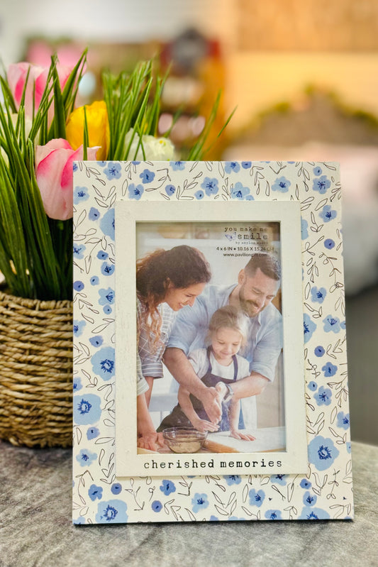 Cherished Memories Vertical Picture Frame (holds 4x6 photo)