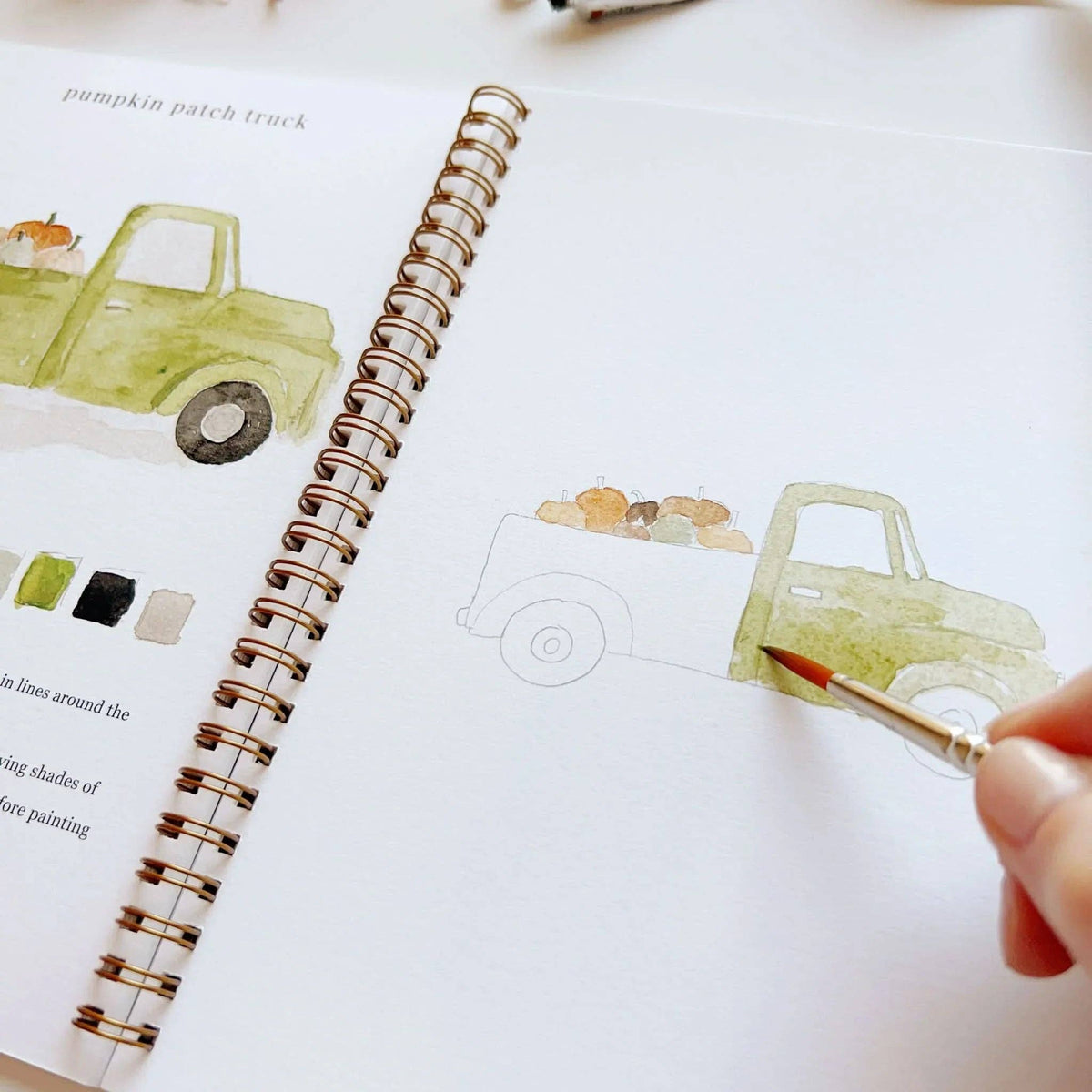 Autumn Watercolor Workbook: Emily Lex Studio