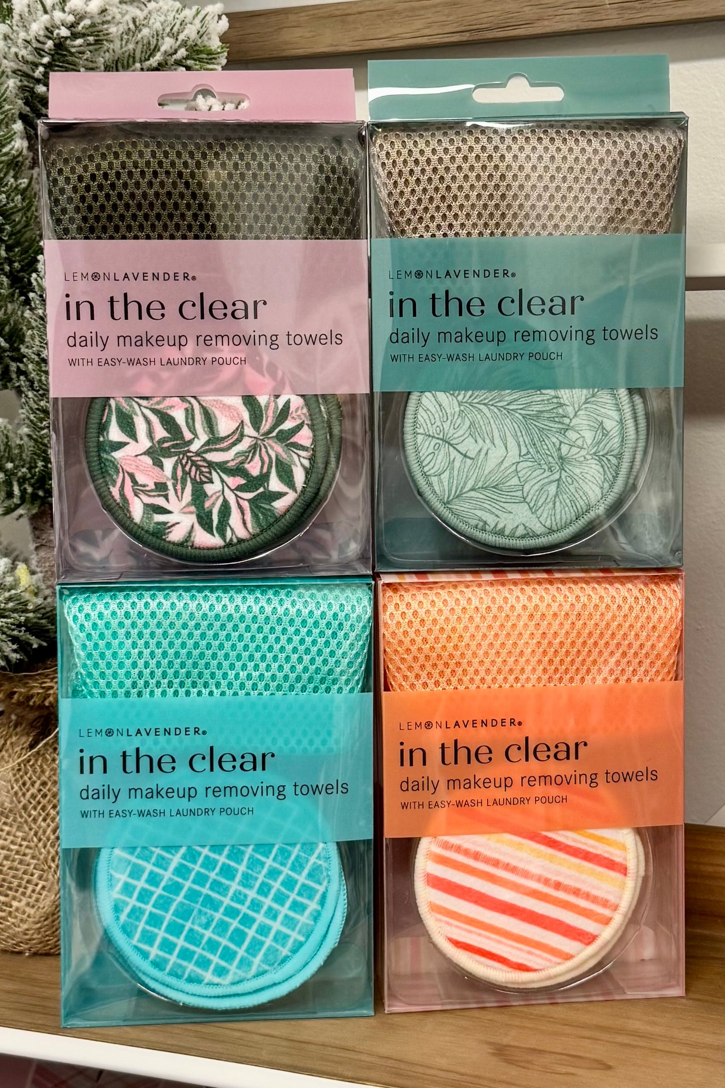 Lemon Lavender In The Clear Daily Makeup Removing Towel Set