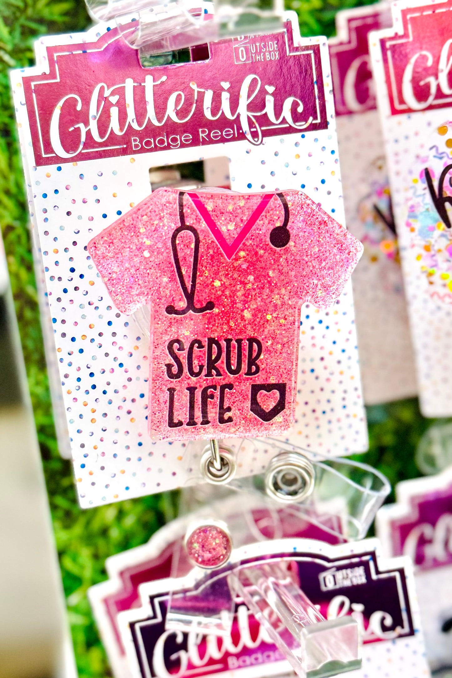 Glitterific Badge Reel