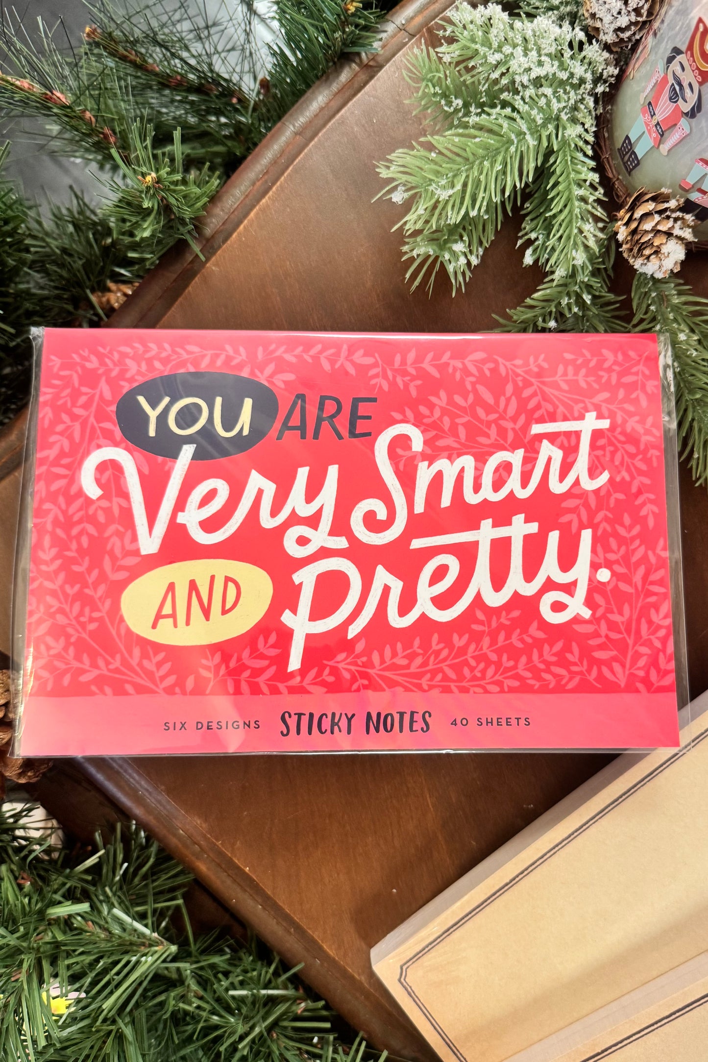 Very Smart and Pretty Sticky Note Set by Em & Friends