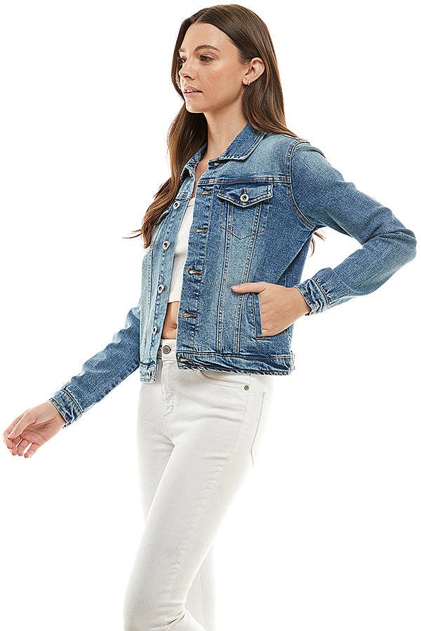 Medium Wash Denim Jacket