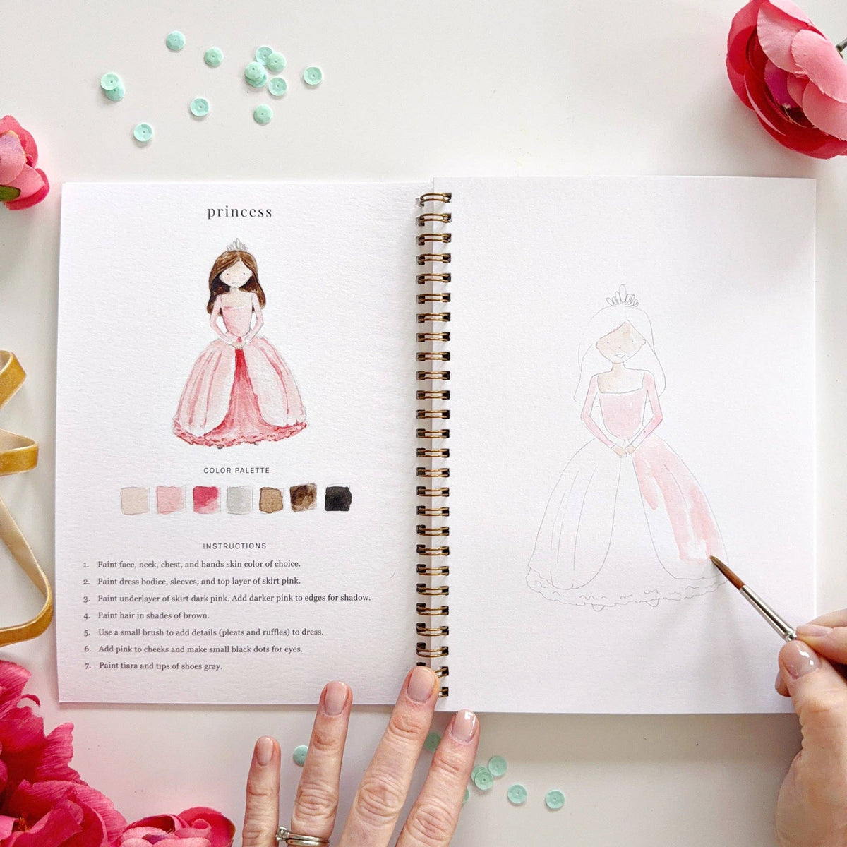 Fairytale Watercolor Workbook: Emily Lex Studio