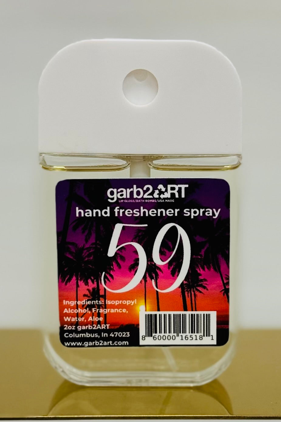 garb2ART Luxury Hand Freshener Spray Collection
