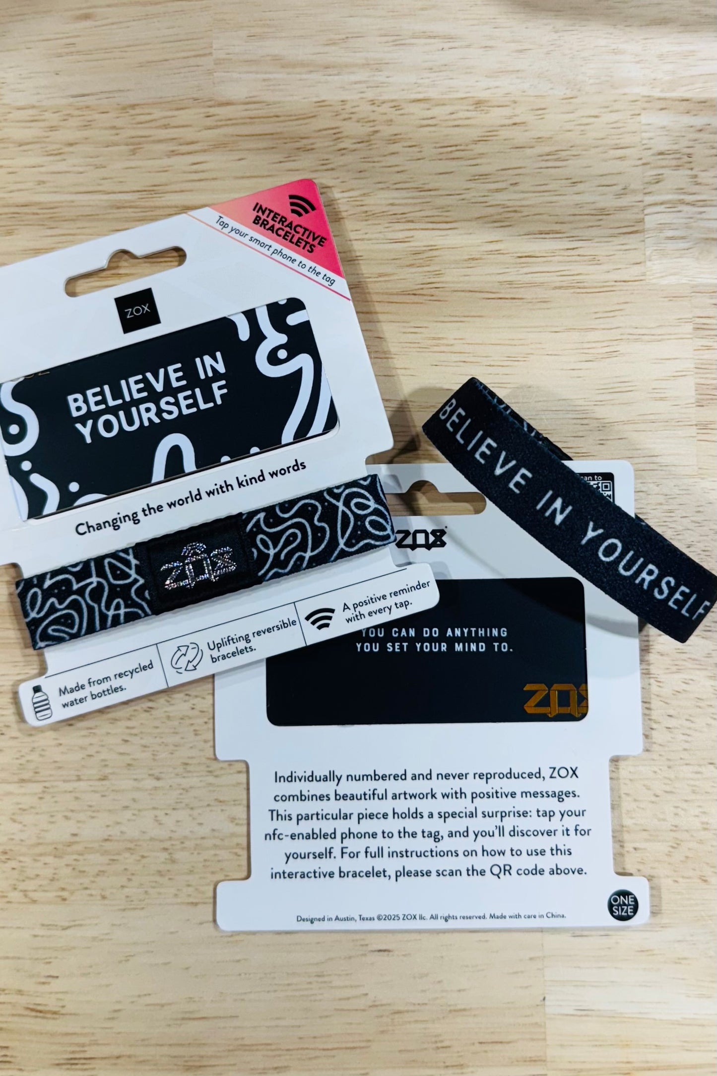Zox Interactive Affirmation Bracelets