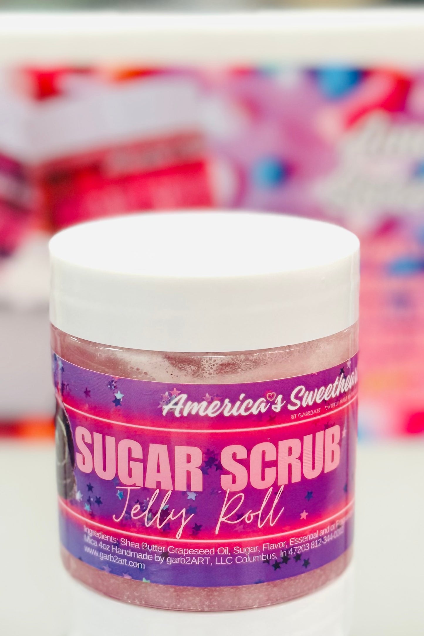 America’s Sweetheart Sugar Scrub by Garb2Art (Choose from 3)