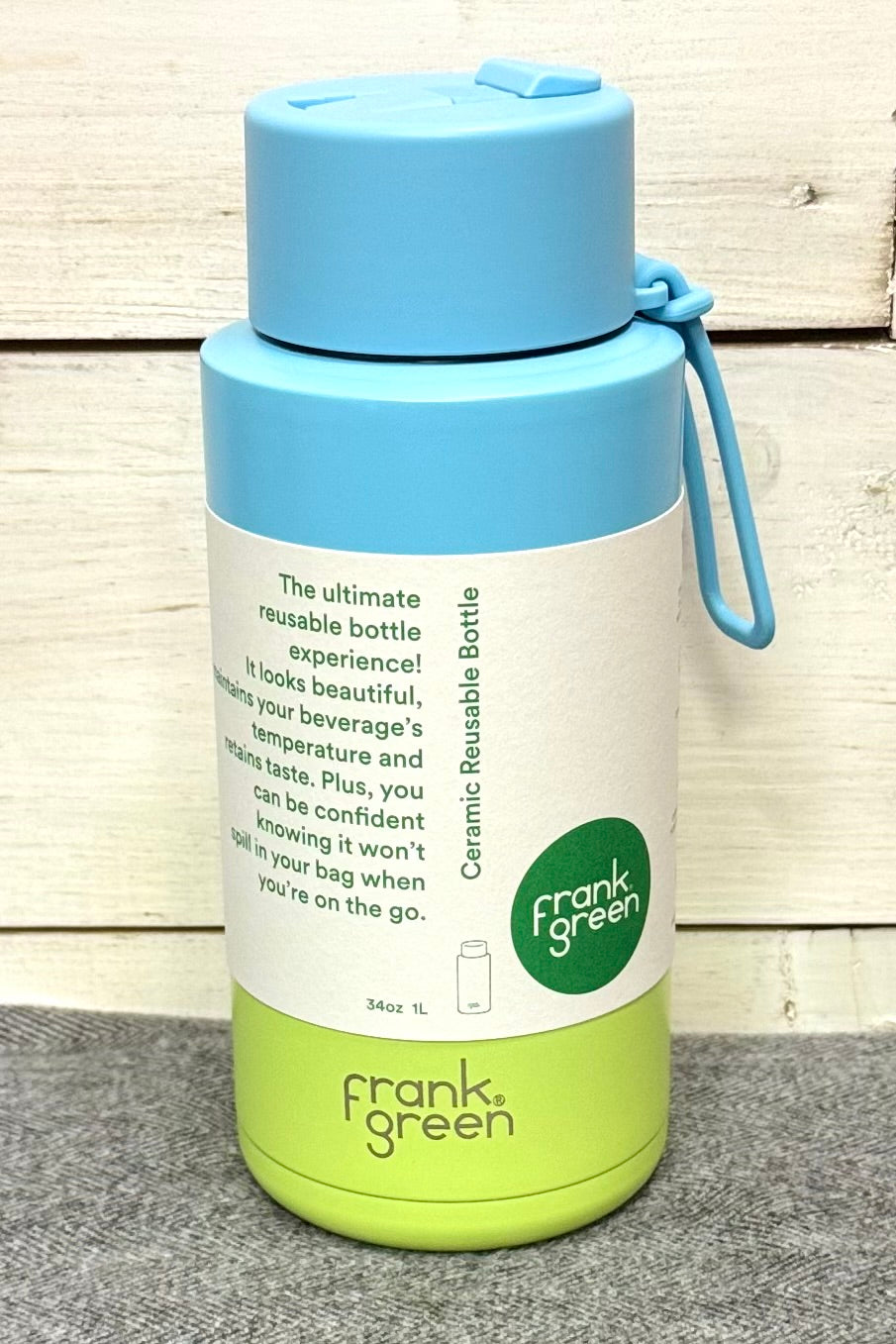 34 oz Limited Edition Frank Green Reusable Bottle with Ceramic Lining- HALF PRICE SUMMER SALE