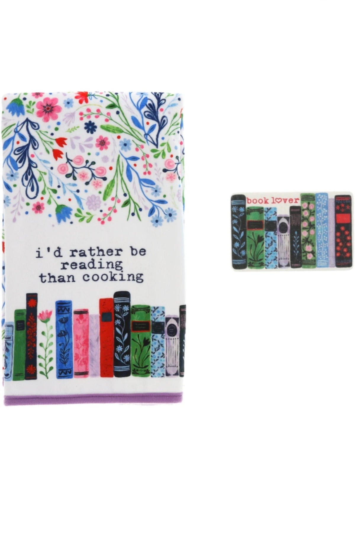 Rather Be Reading Tea Towel & Sponge Gift Set
