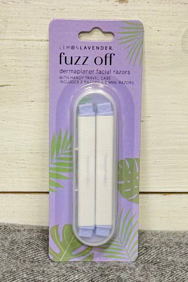 Lemon Lavender Fuzz Off Dermaplaner Facial Razor