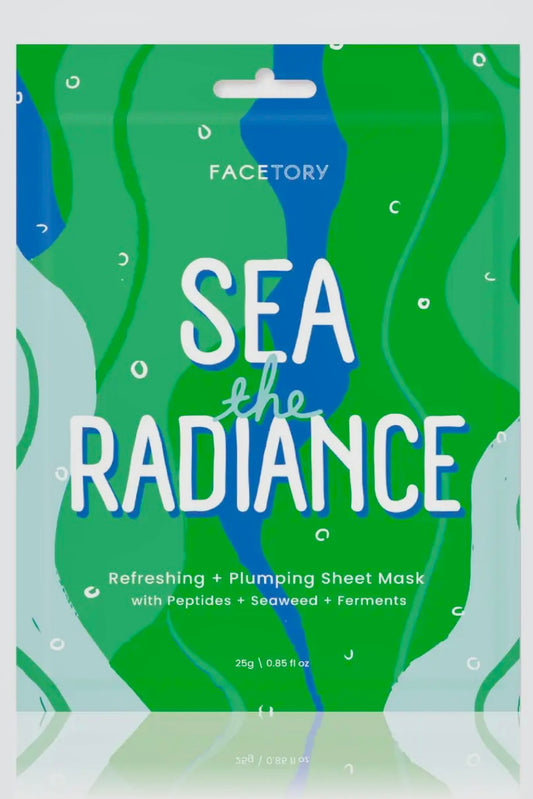 FaceTory Sea The Radiance Plumping Sheet Mask- Peptides and Seaweed- Korean Beauty