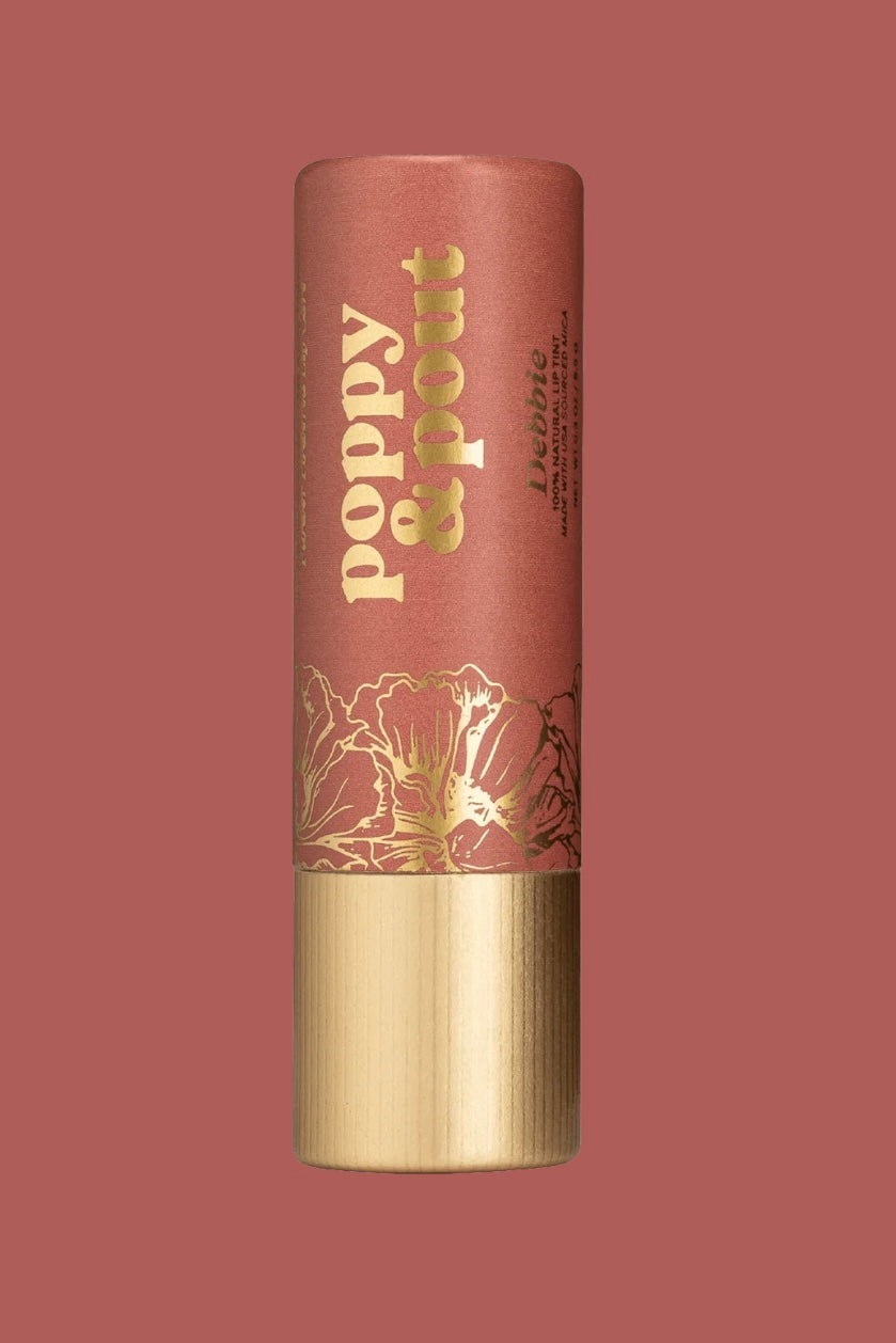 Poppy & Pout Debbie Tinted Sweet Mint Premium Organic Lip Balm