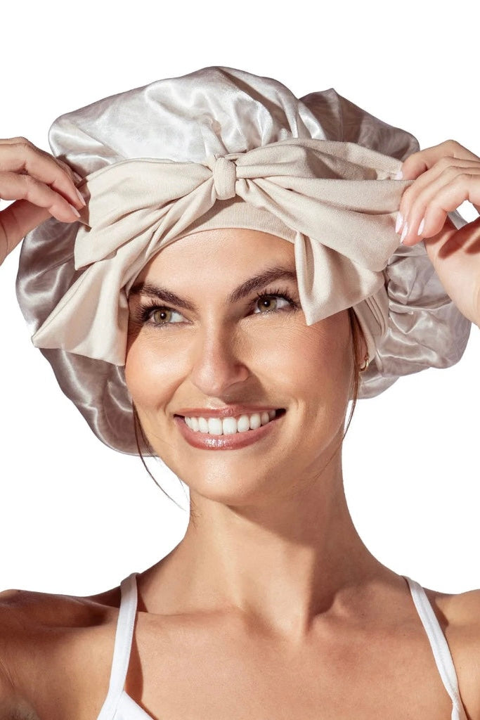 Lemon Lavender Snooze Control Satin Sleep Bonnet