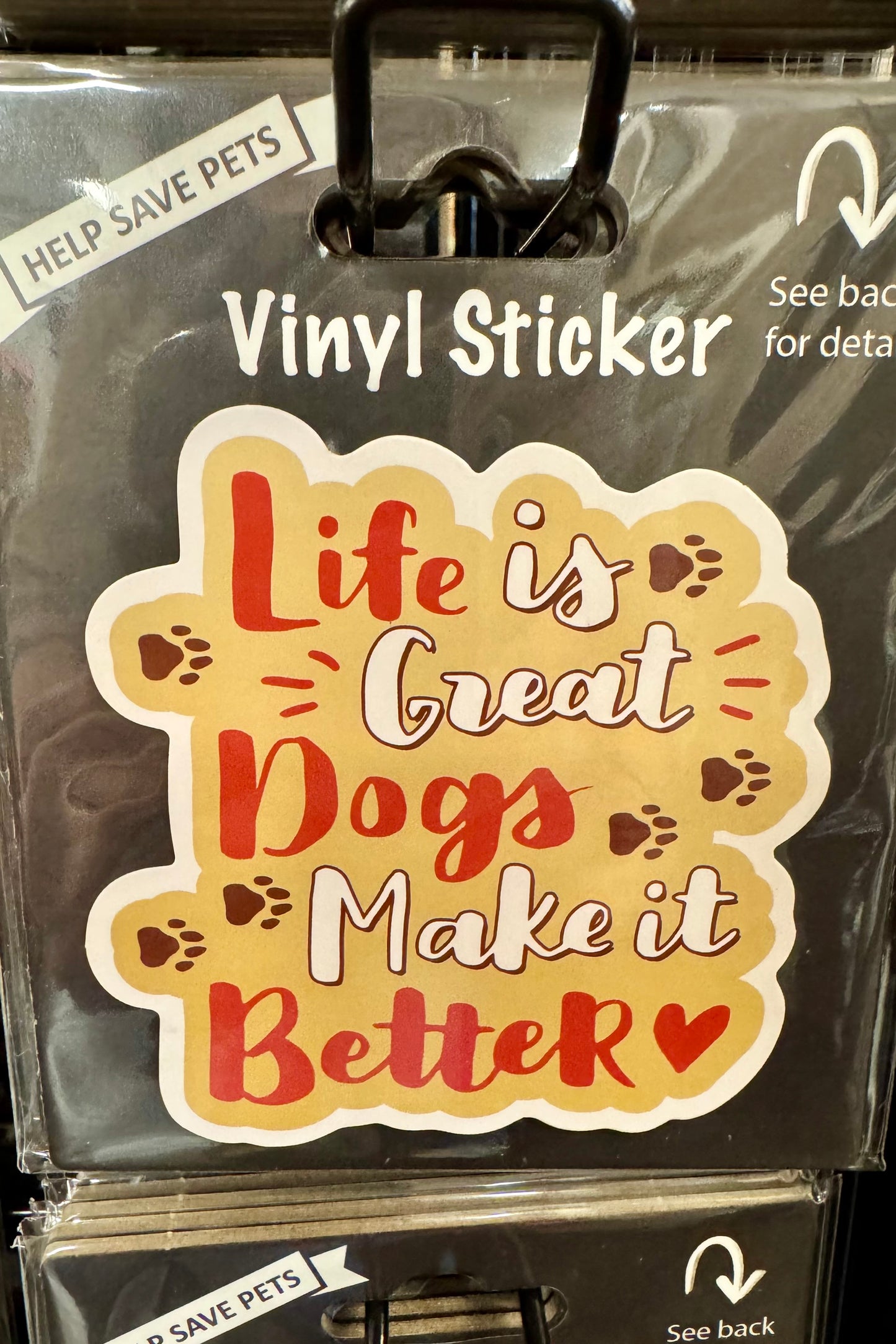 E & S Pets Vinyl Stickers
