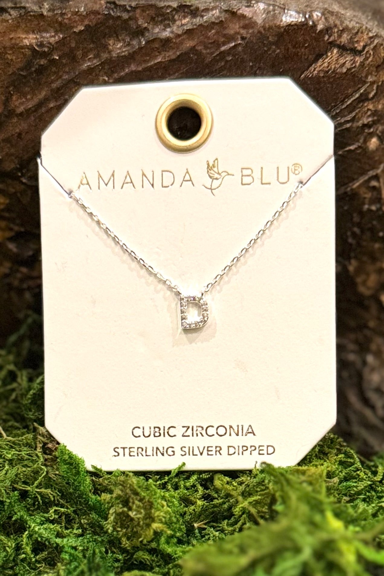 Amanda Blu Initial Necklace in Silver