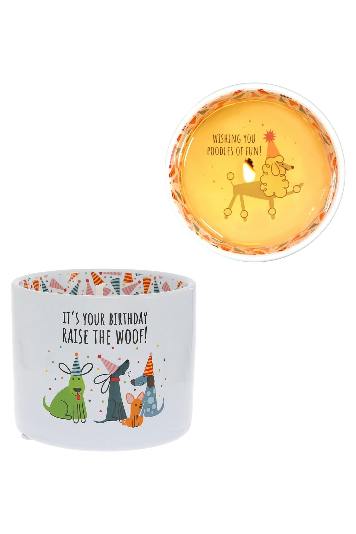 Raise the Woof Happy Birthday Wax Reveal 8 Ounce Candle