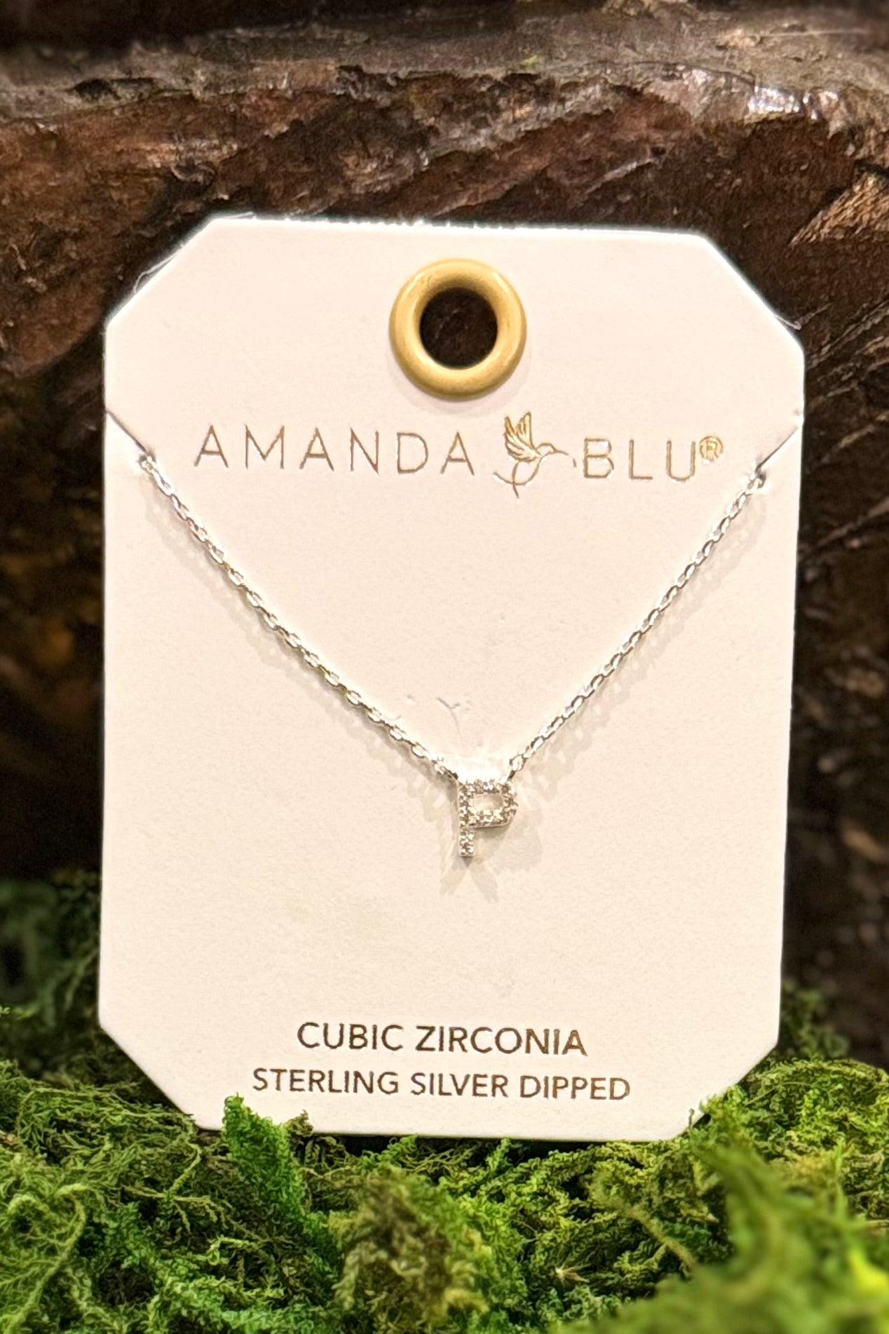 Amanda Blu Initial Necklace in Silver