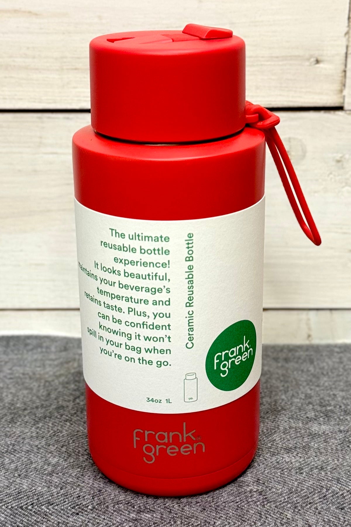 34 oz Frank Green Reusable Bottle with Ceramic Lining- HALF PRICE SUMMER SALE!