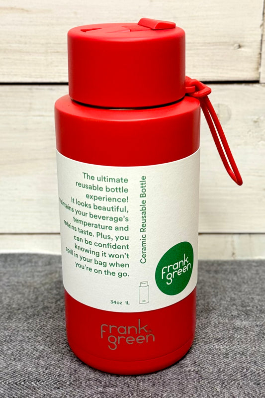 34 oz Frank Green Reusable Bottle with Ceramic Lining- HALF PRICE SUMMER SALE!