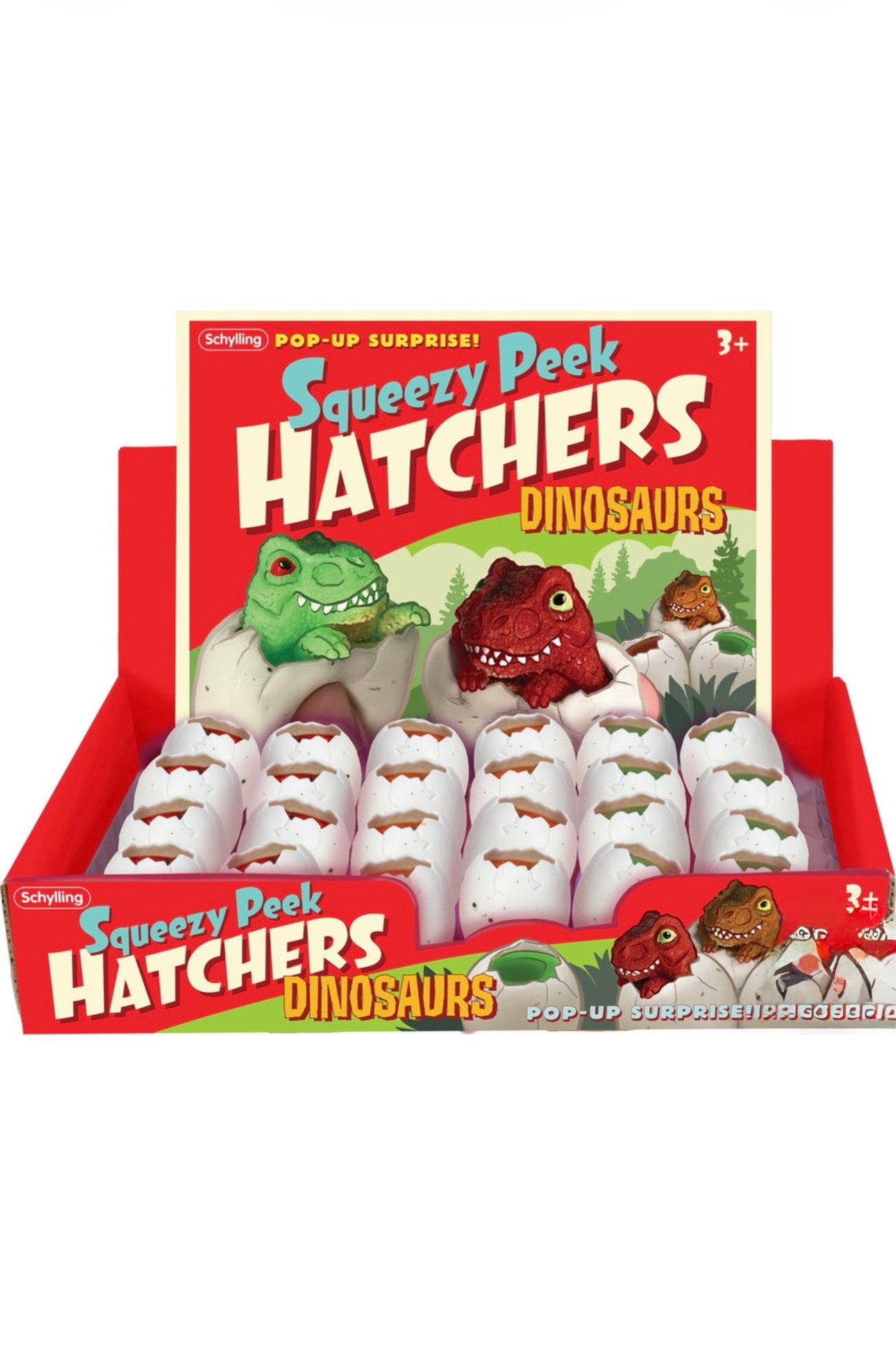 Dino Squeezy Peek Hatcher- Schylling Toys