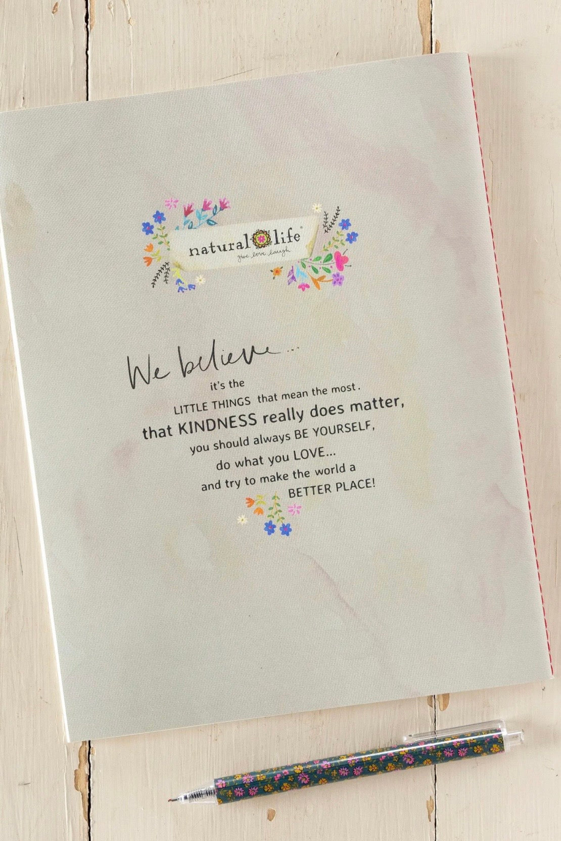 Natural Life Academic Soft Cover Planner- Small Acts Change the World