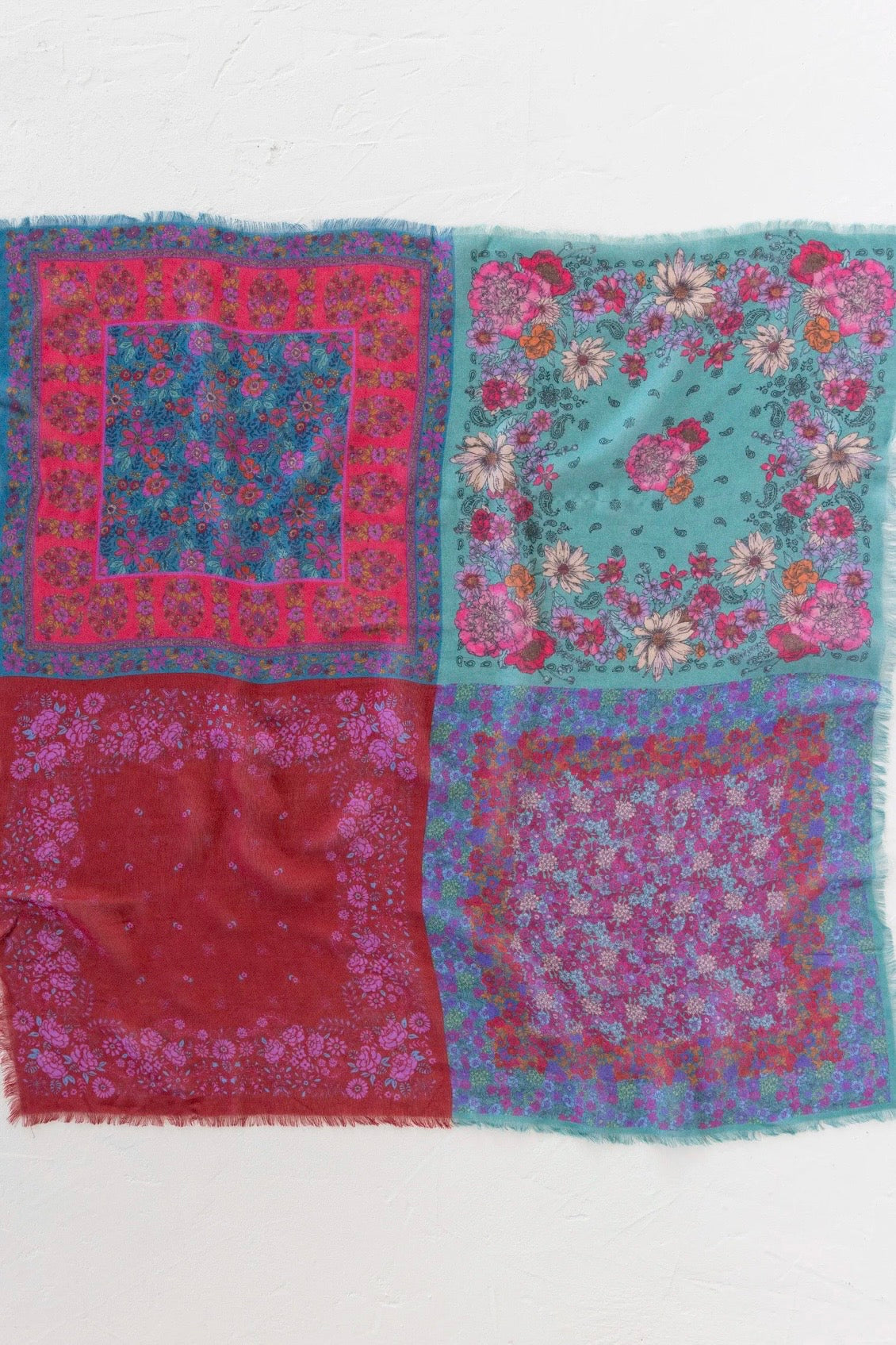 Natural Life Boho Bandana Scarf- Jewel Positano