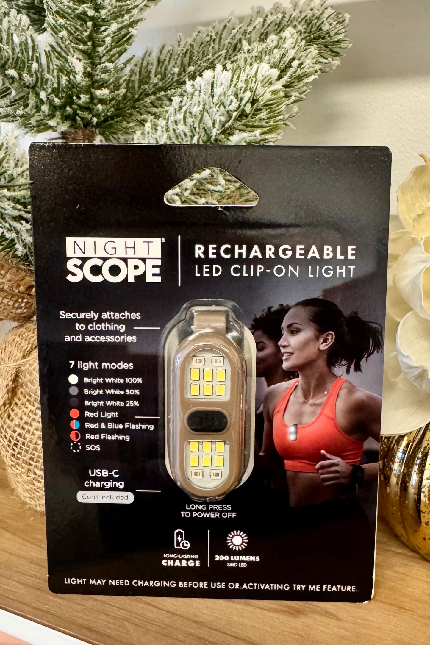 Night Scope Rechargeable LED Clip On Light