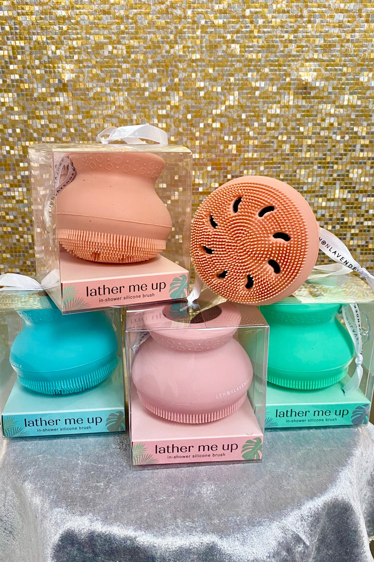 Lemon Lavender Lather Me Up Silicone Brush