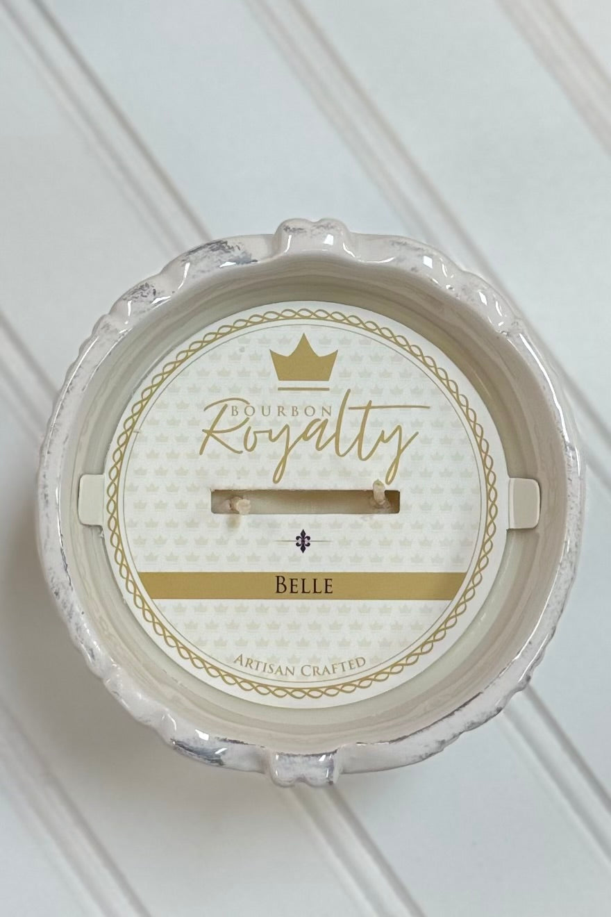 Bourbon Royalty 10 oz Marquis Candle- Belle