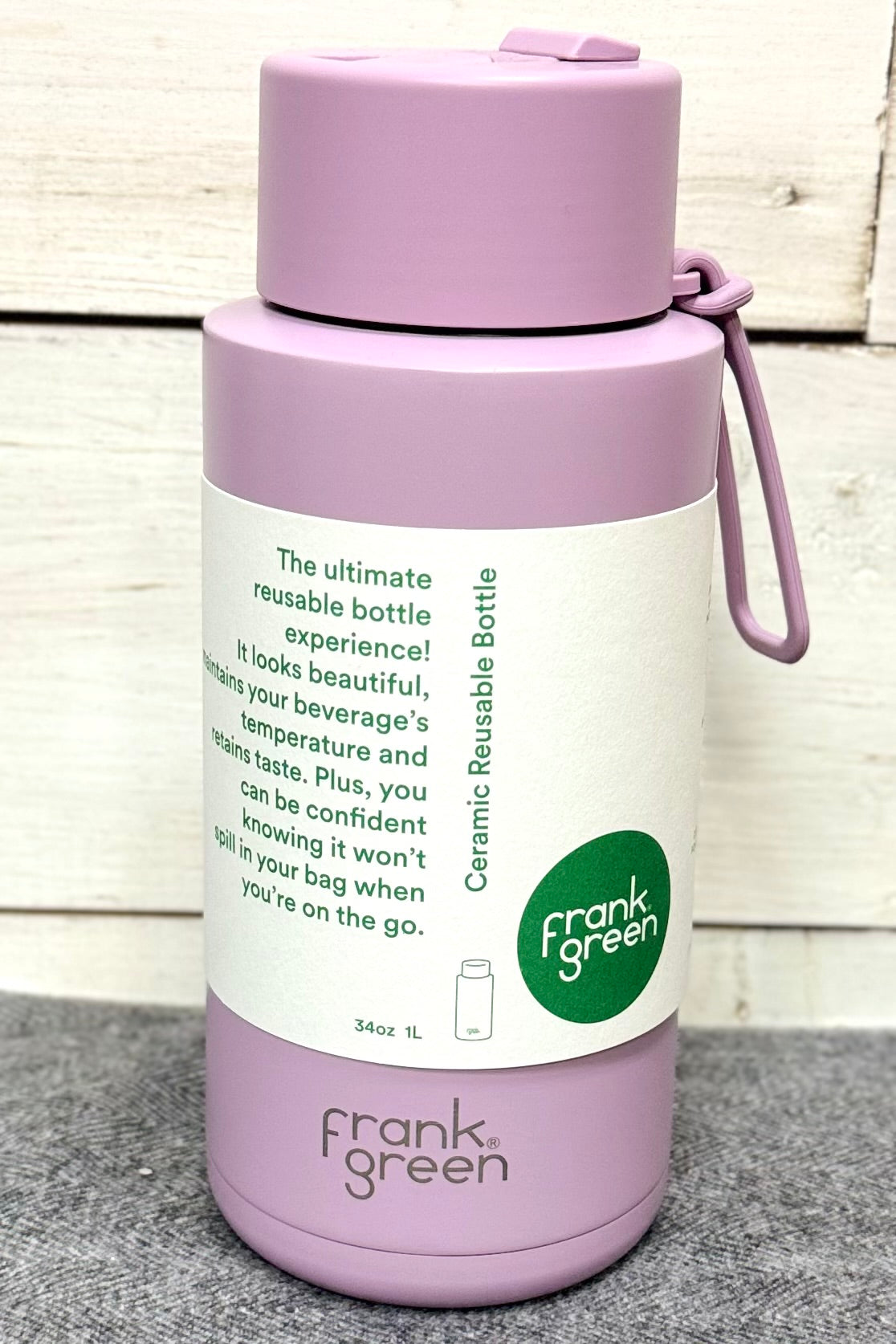 34 oz Frank Green Reusable Bottle with Ceramic Lining- HALF PRICE SUMMER SALE!