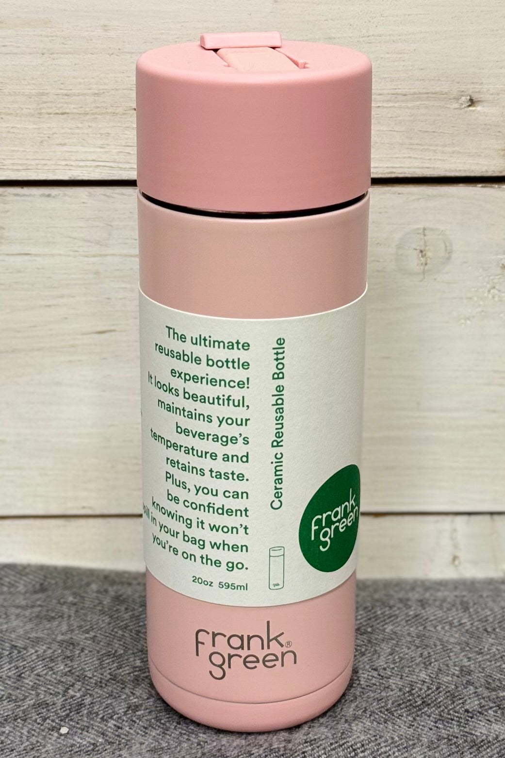 20 oz Frank Green Reusable Bottle with Ceramic Lining- HALF PRICE SUMMER SALE