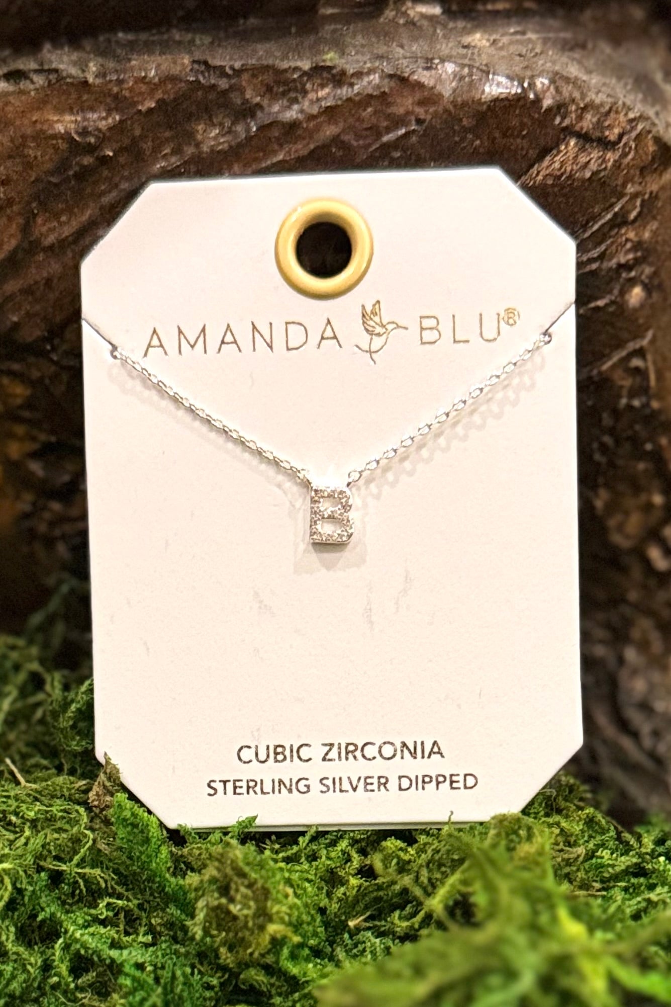 Amanda Blu Initial Necklace in Silver