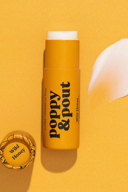 Poppy & Pout Wild Honey Premium Organic Lip Balm