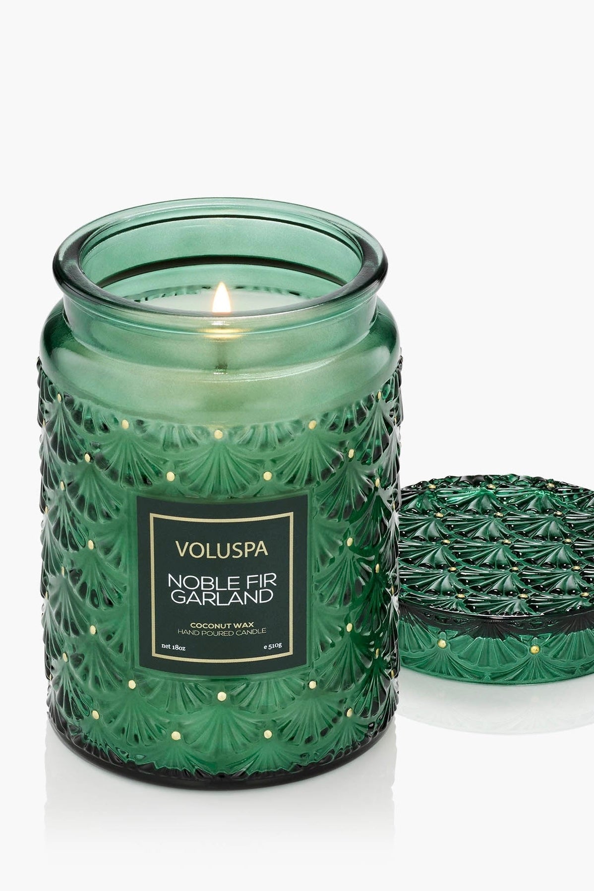 Voluspa Noble Fir Garland 18 oz Large Jar Candle