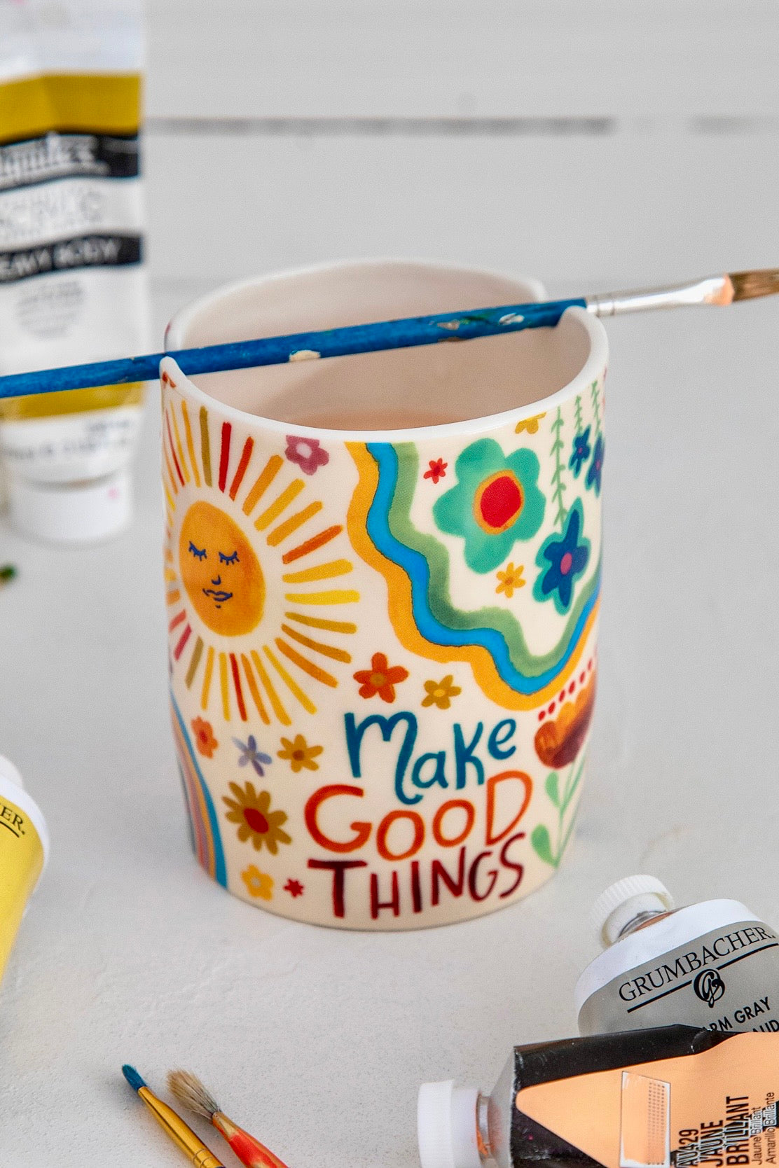 Natural Life Painter's Cup- Make Good Things