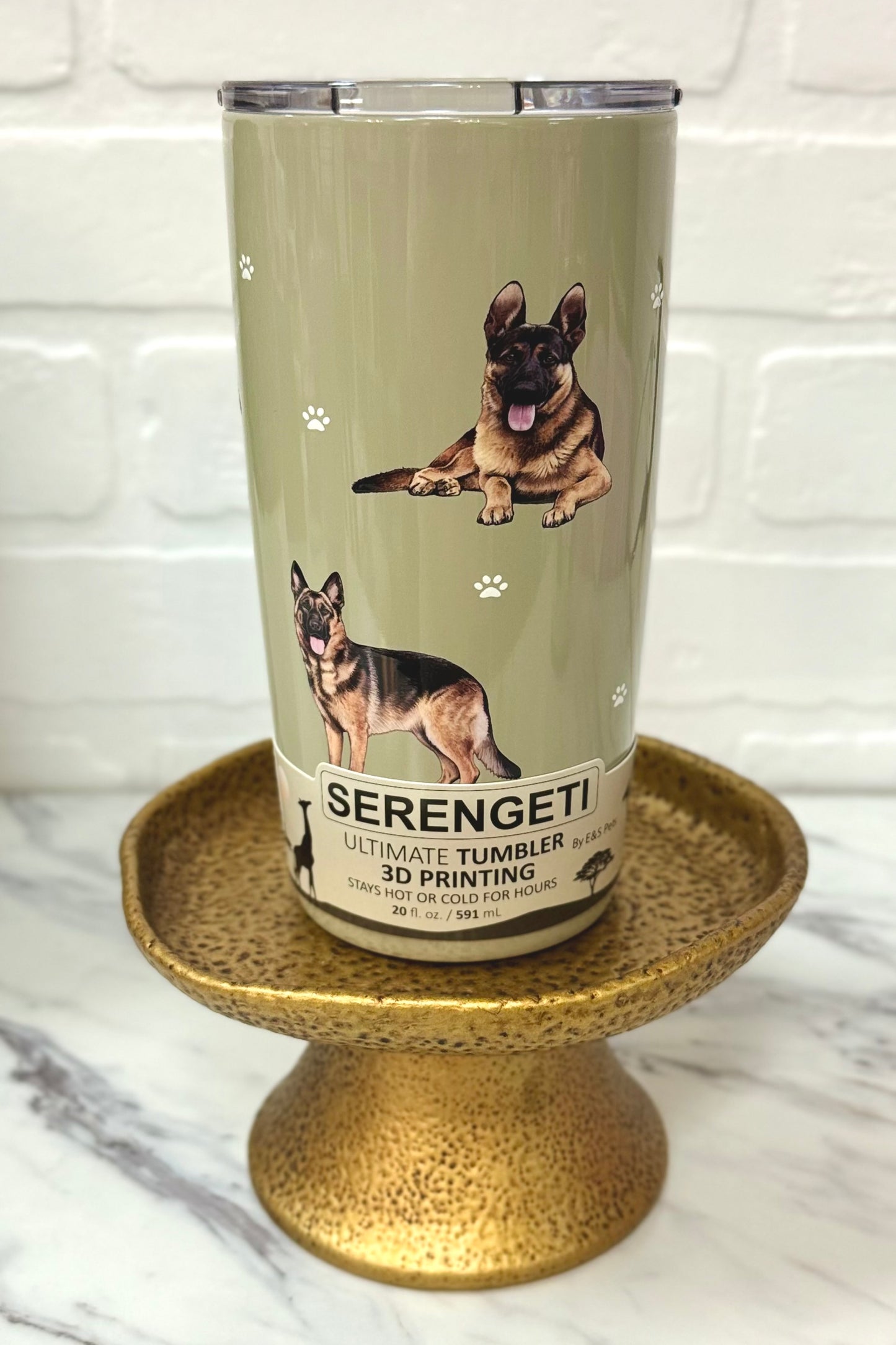 Serengeti Insulated Stainless Steel Pet Breed Tumblers (Select your breed)