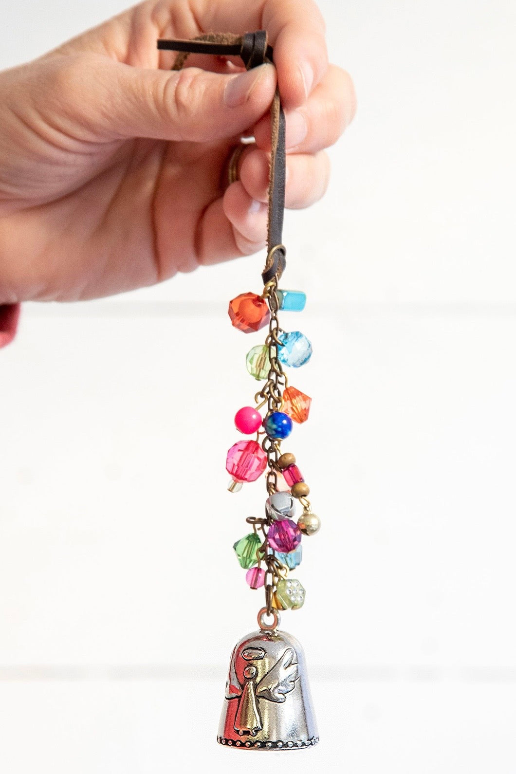 Natural Life Blessing Bell Car Charm