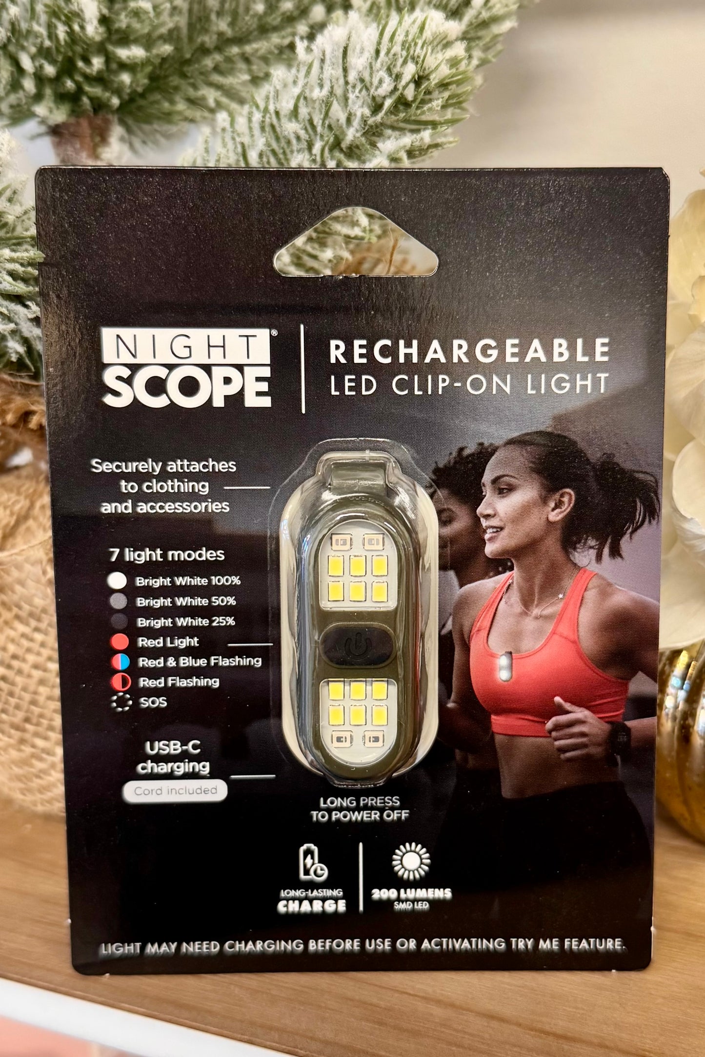 Night Scope Rechargeable LED Clip On Light