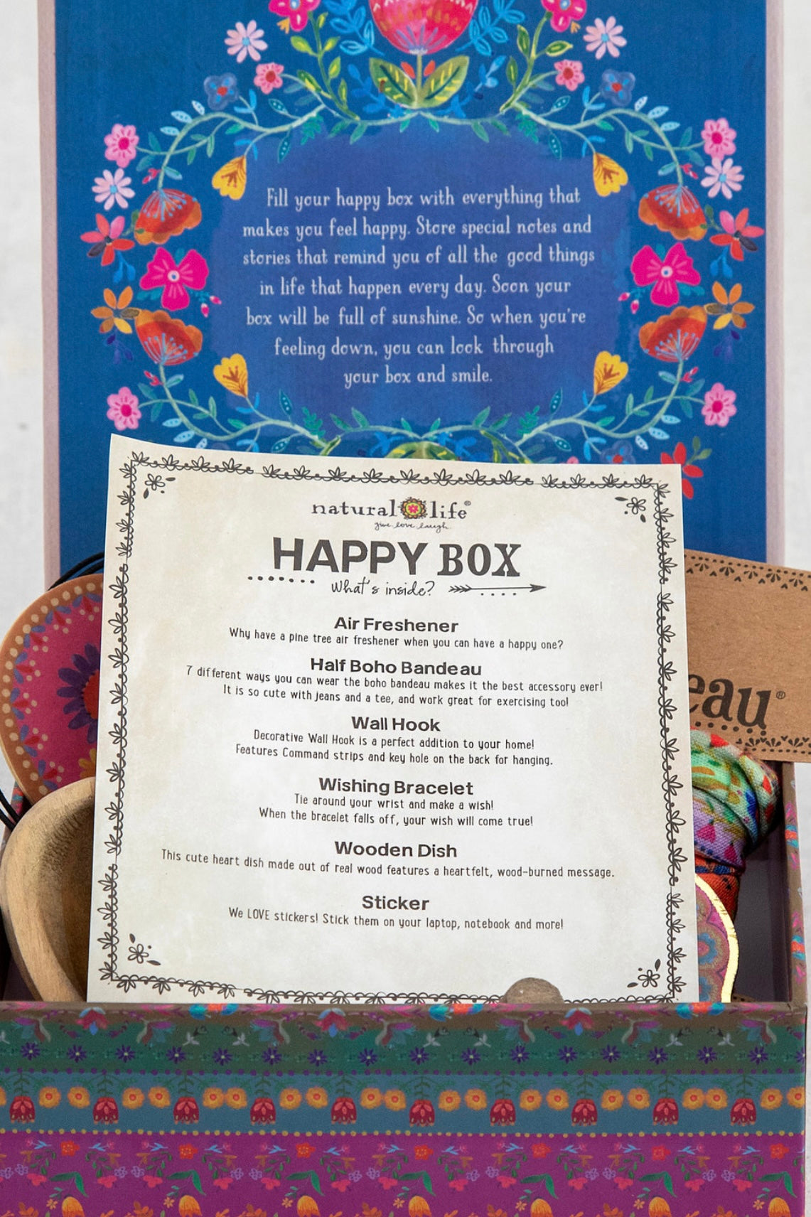 Natural Life Happy Box- Folk Heart