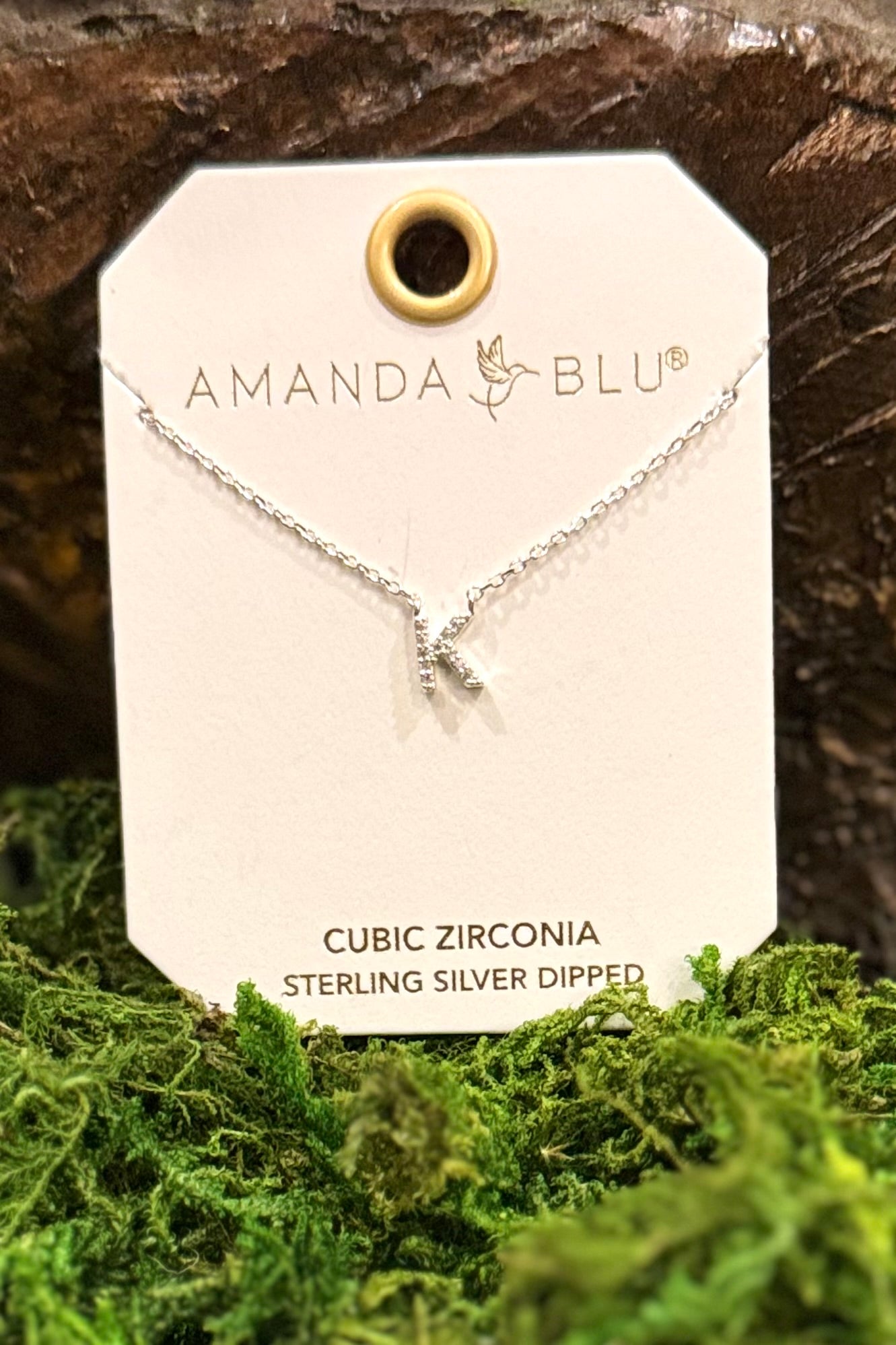 Amanda Blu Initial Necklace in Silver
